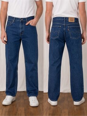 Vintage Levi's 619 Orange Tab Made in Canada Dark Wash Jeans